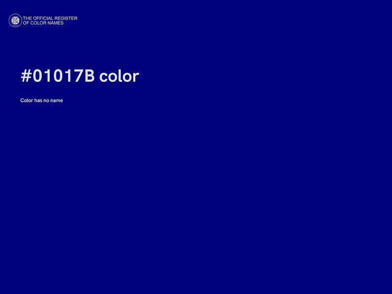 #01017B color image