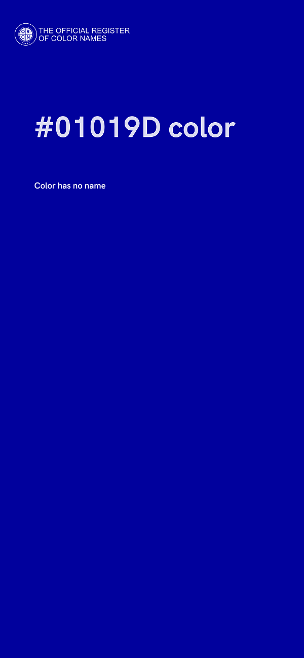 #01019D color image