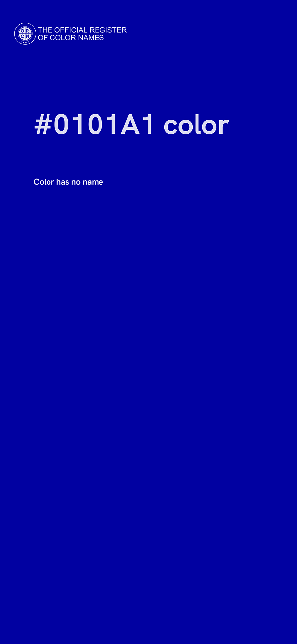 #0101A1 color image