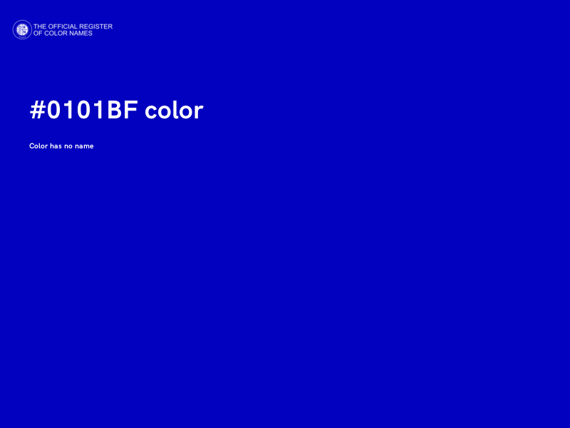 #0101BF color image