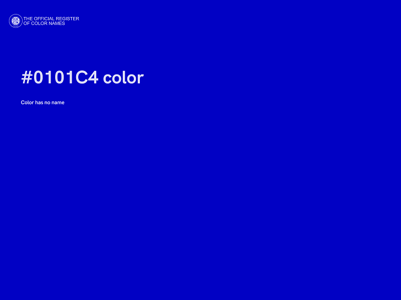 #0101C4 color image