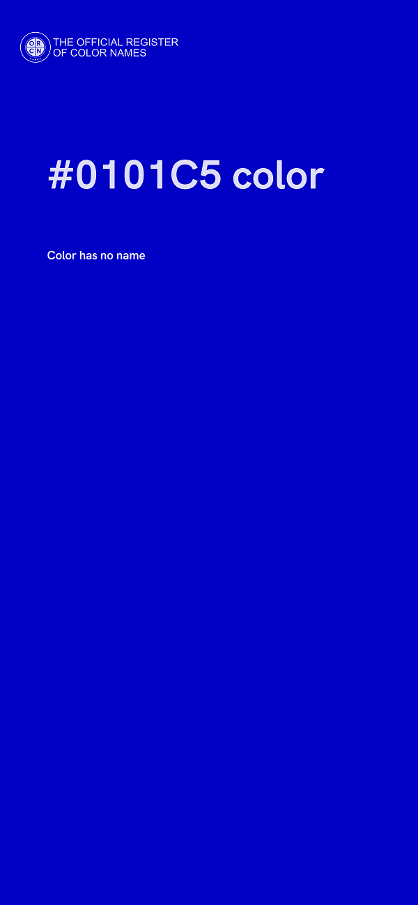 #0101C5 color image
