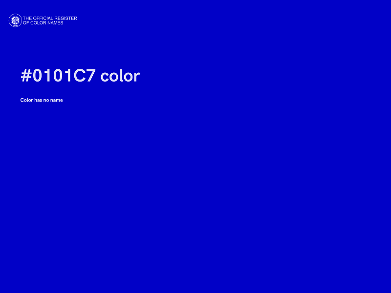 #0101C7 color image