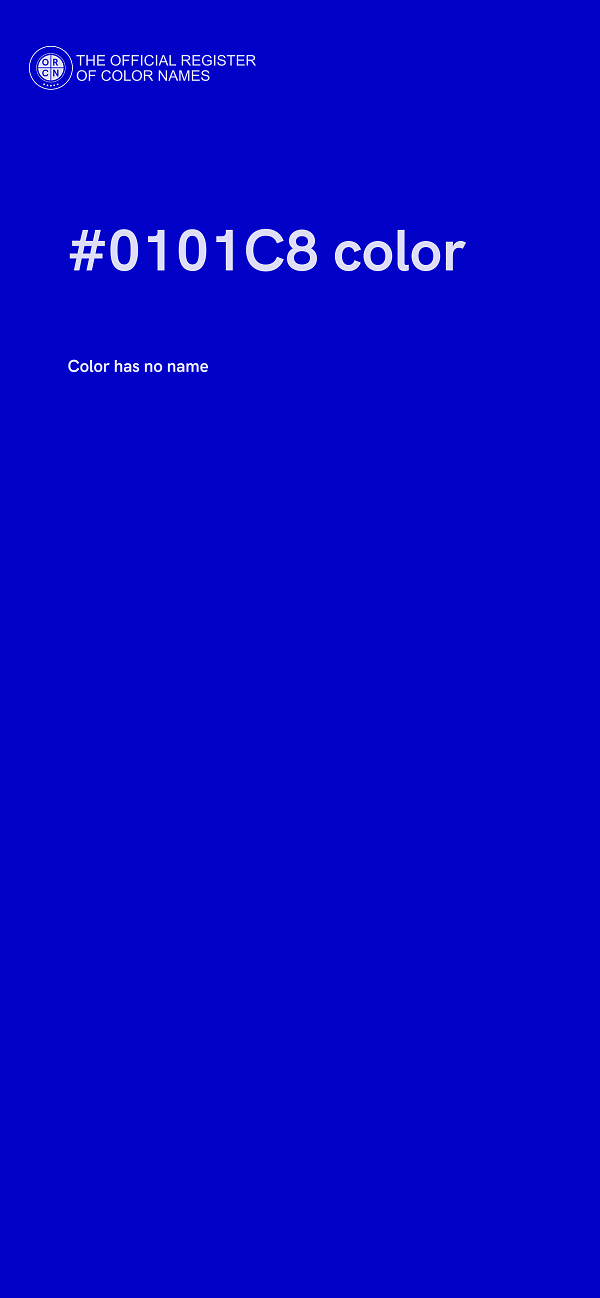 #0101C8 color image