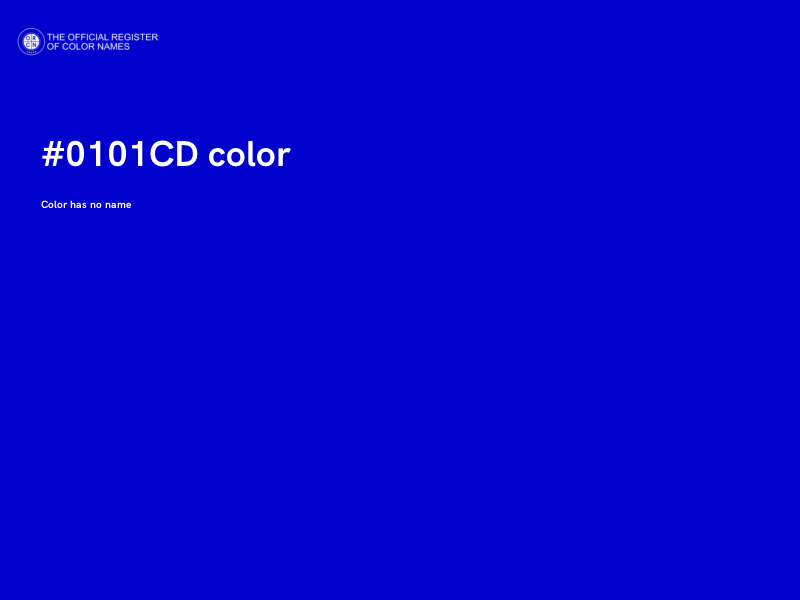 #0101CD color image