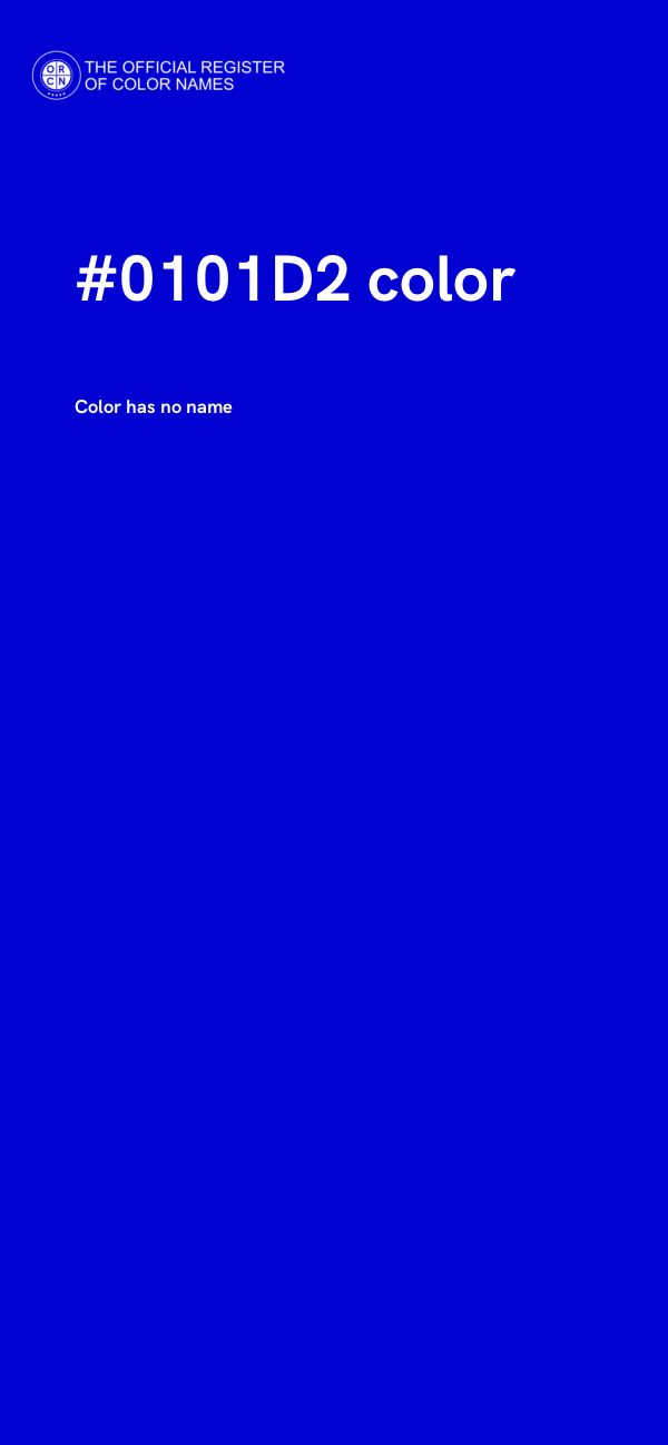 #0101D2 color image