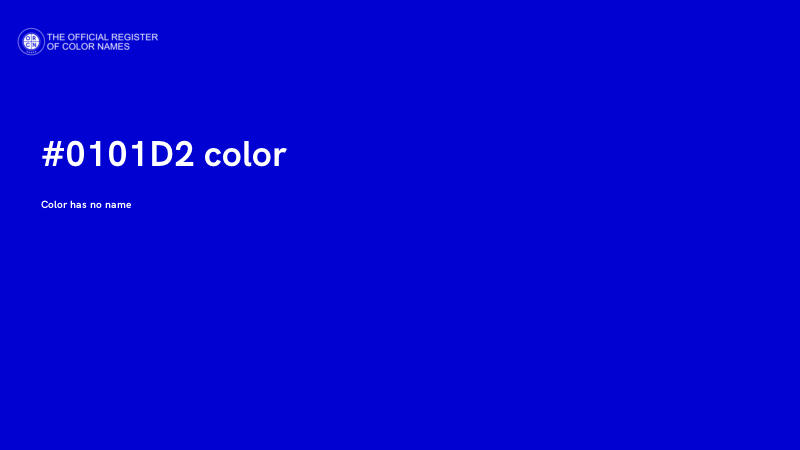 #0101D2 color image