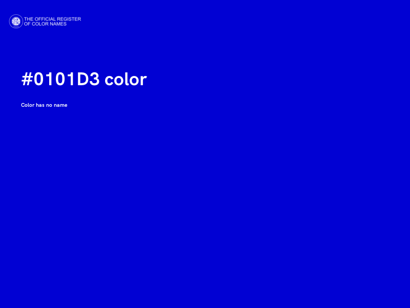 #0101D3 color image