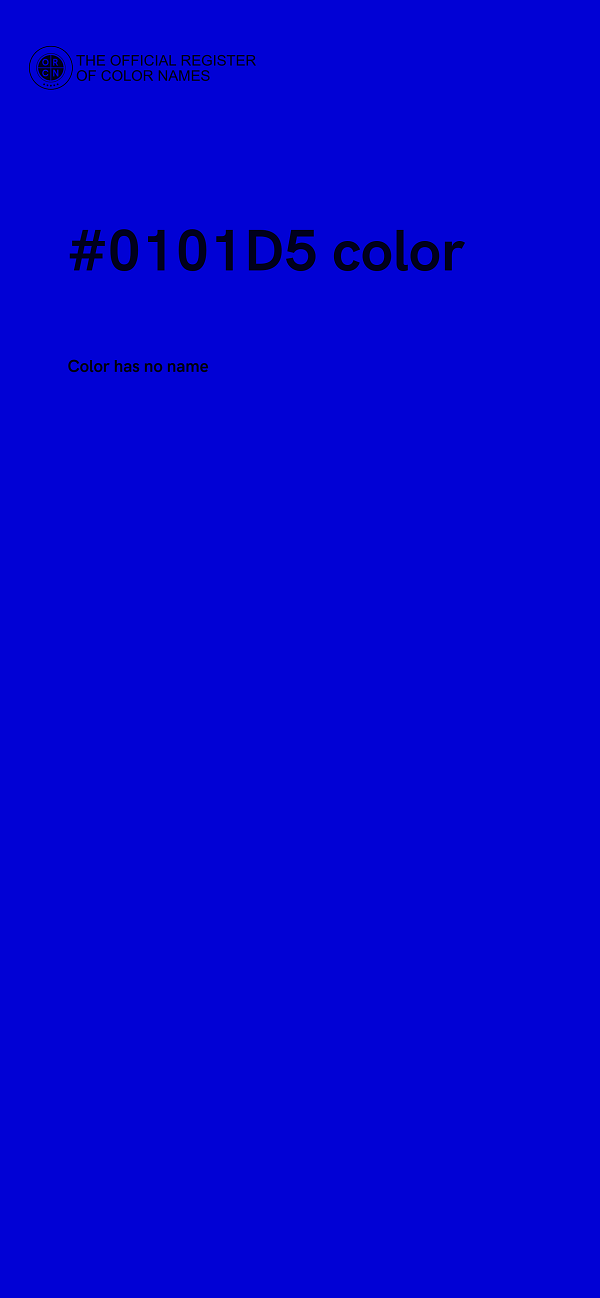 #0101D5 color image