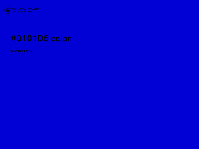 #0101D5 color image