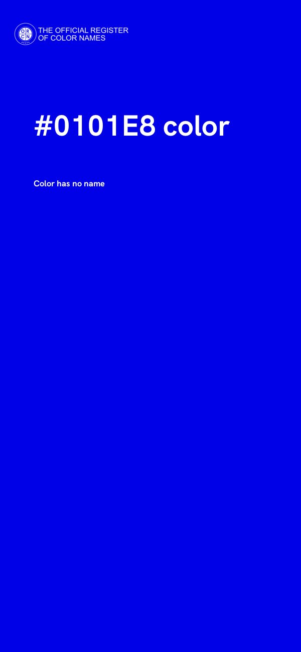 #0101E8 color image