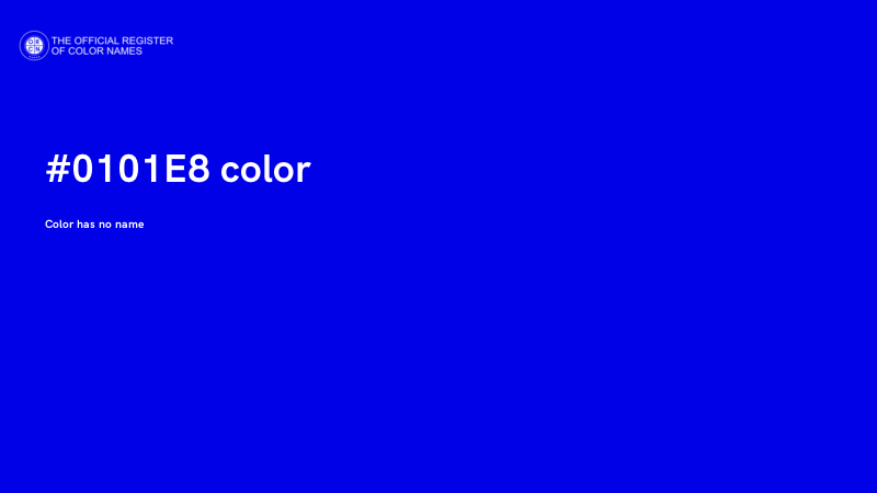 #0101E8 color image