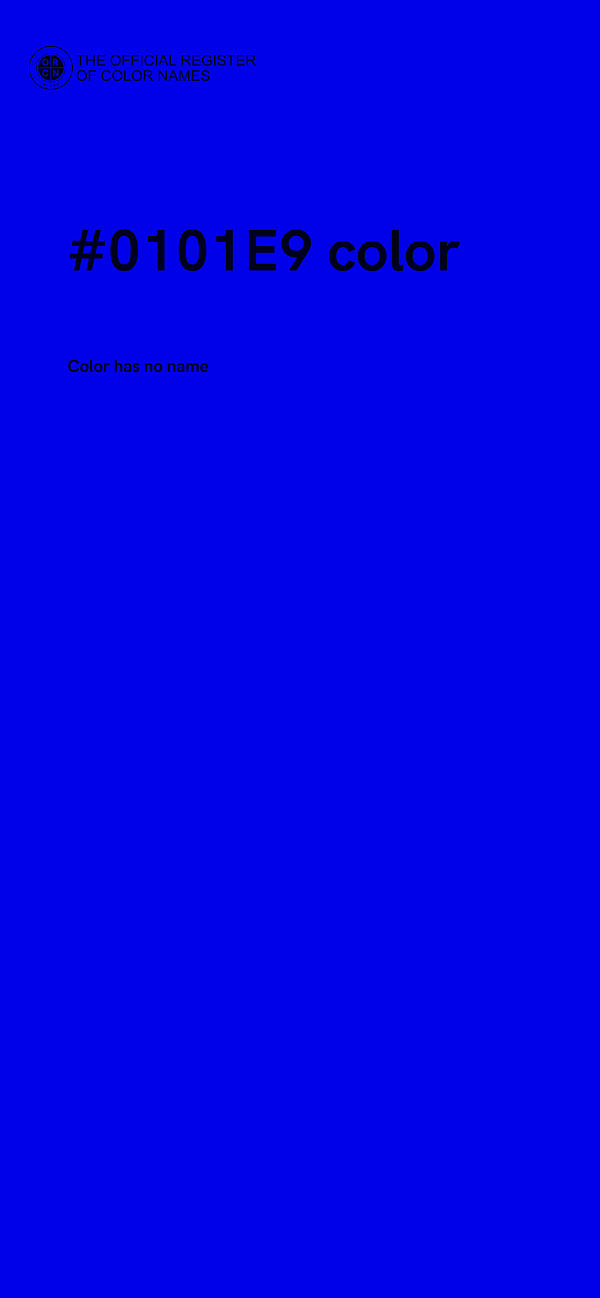 #0101E9 color image