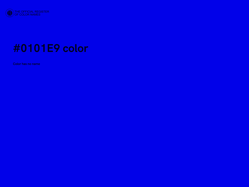 #0101E9 color image