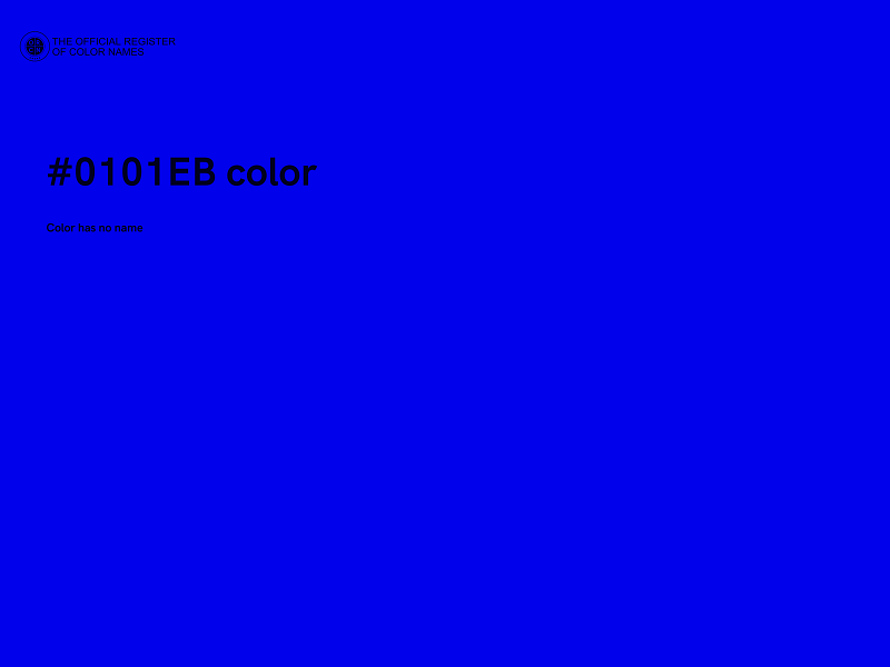 #0101EB color image
