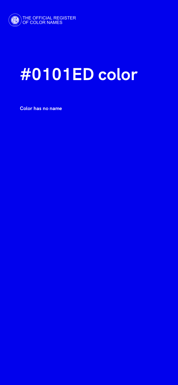#0101ED color image