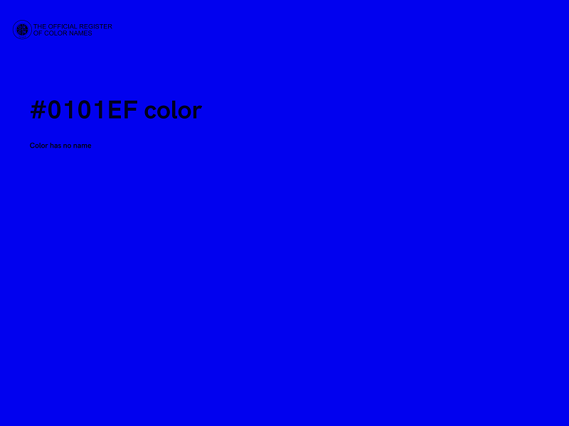 #0101EF color image