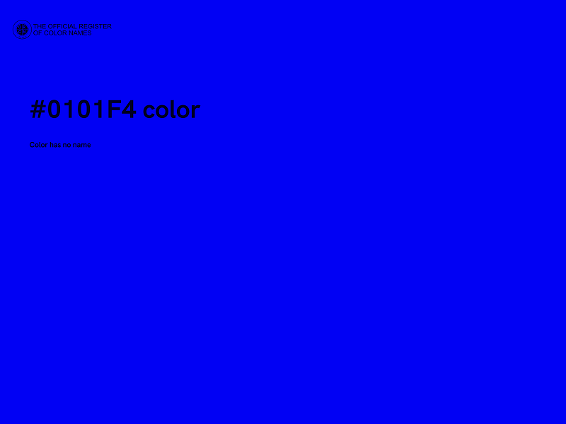 #0101F4 color image
