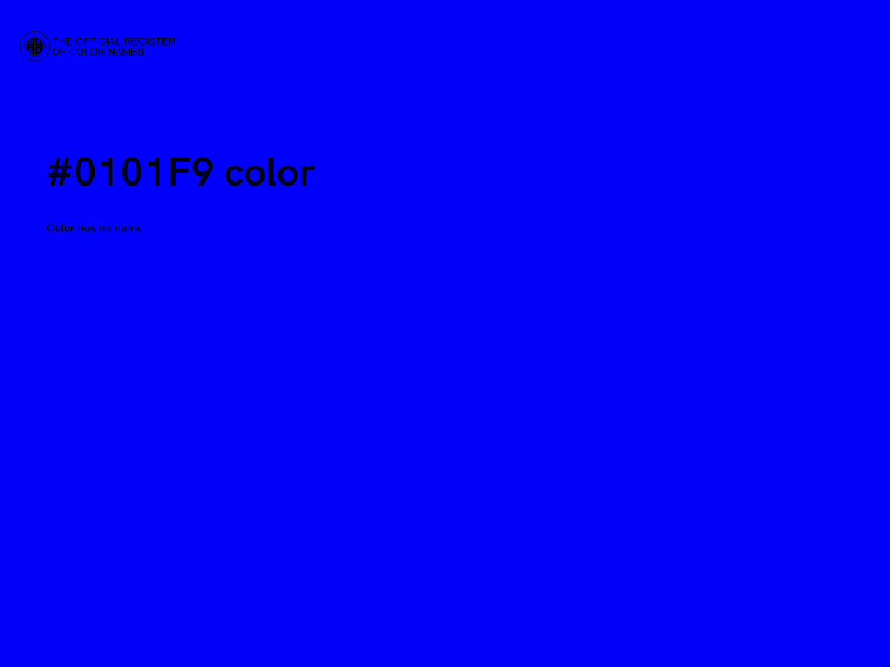#0101F9 color image