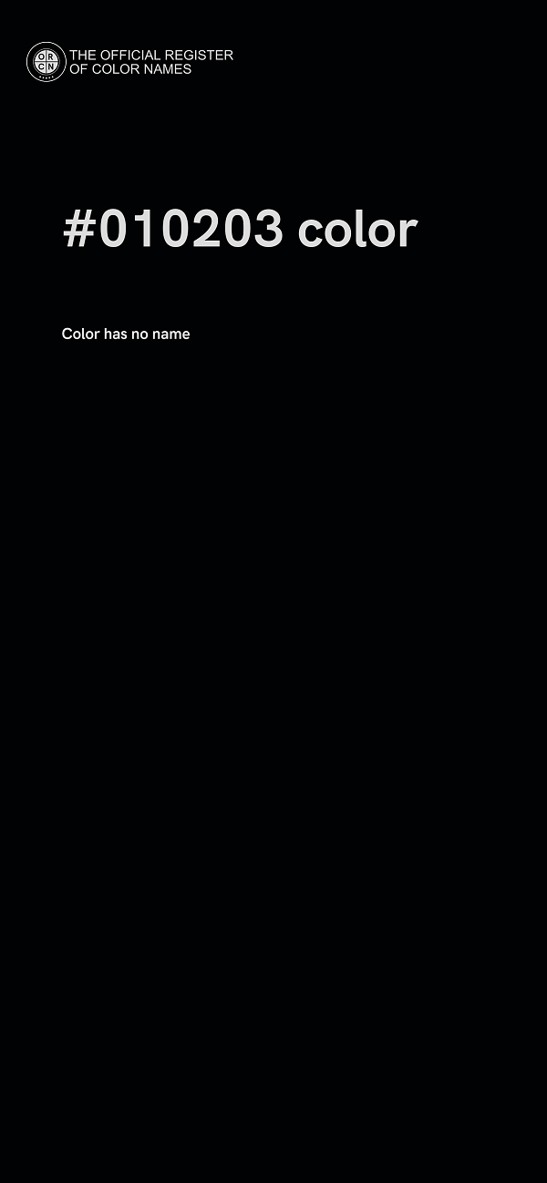 #010203 color image