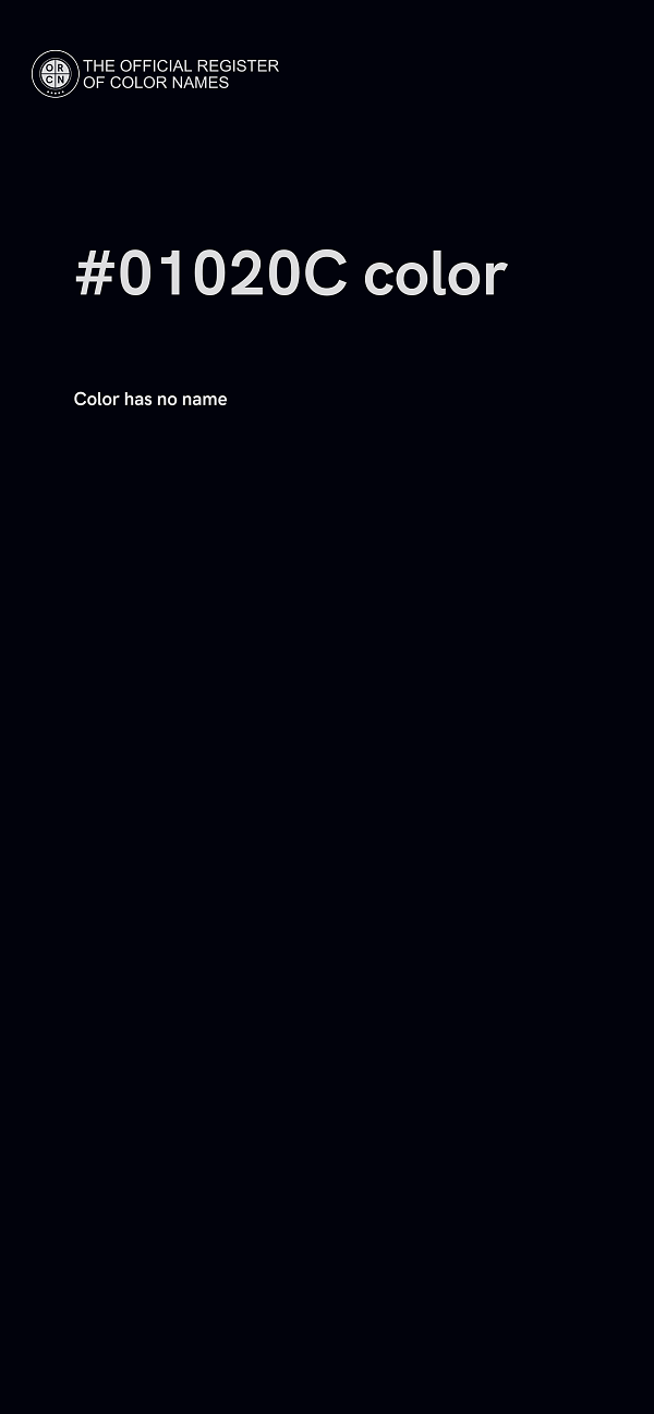 #01020C color image