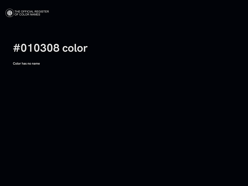 #010308 color image