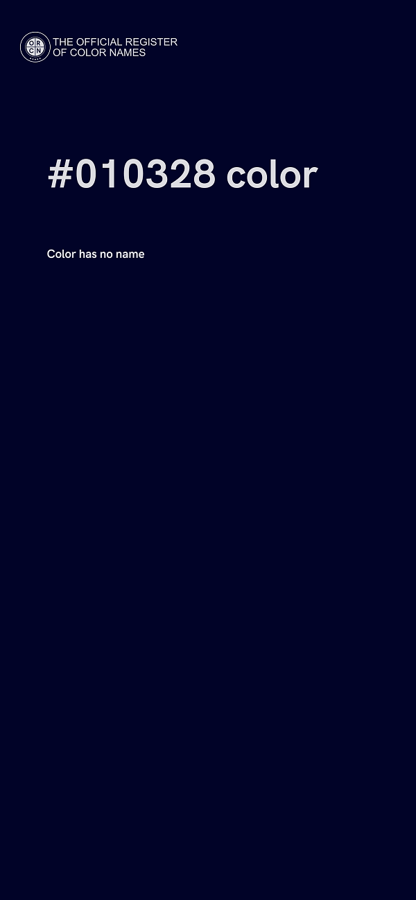 #010328 color image