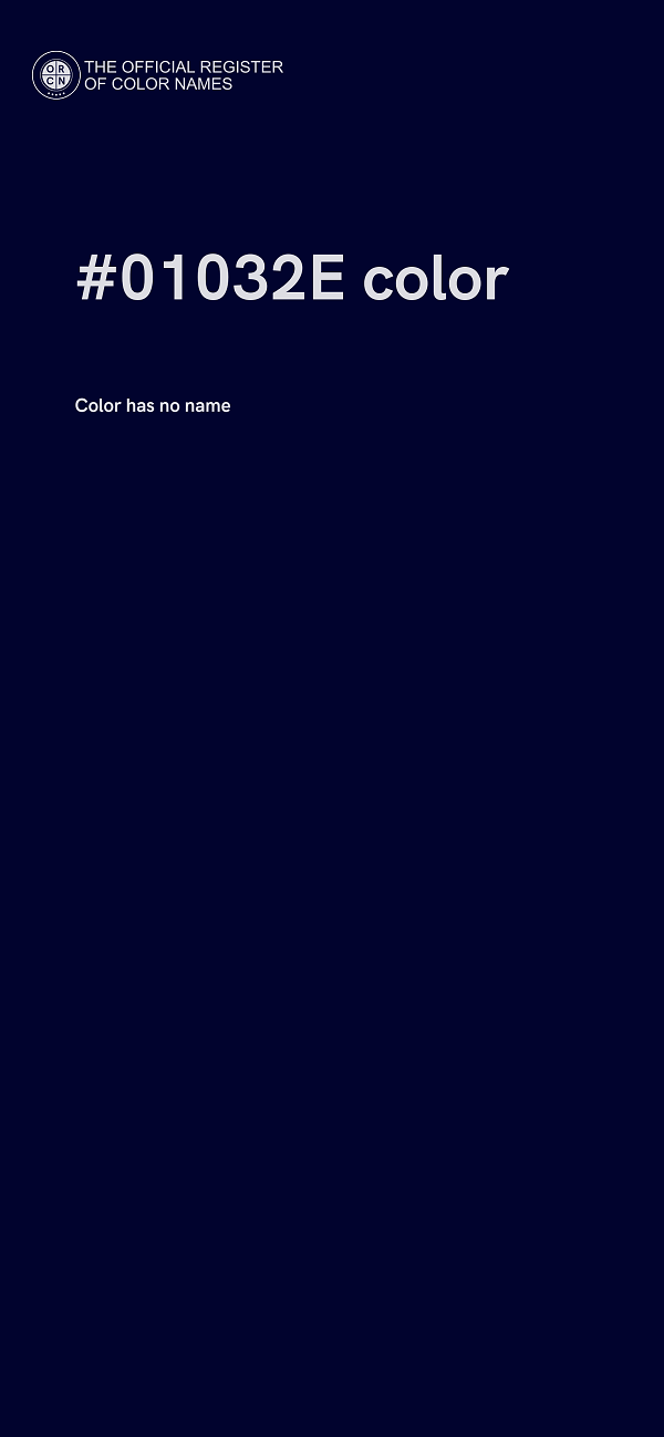 #01032E color image