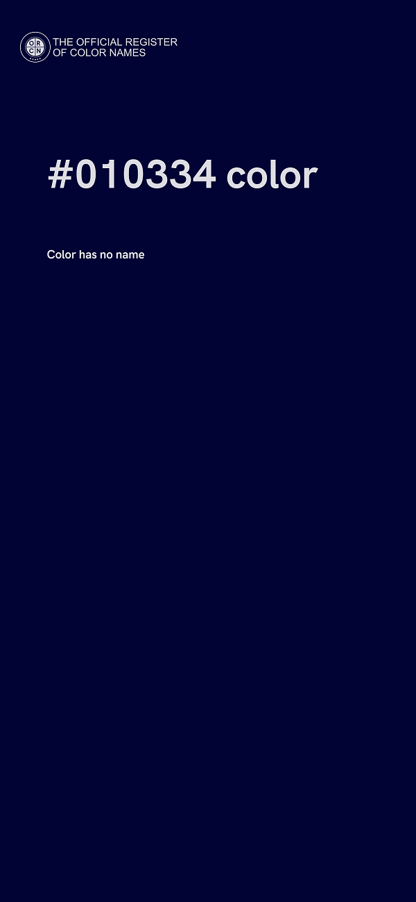 #010334 color image