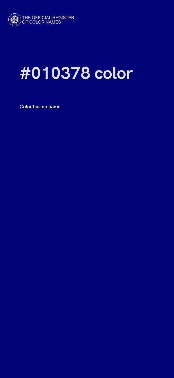 #010378 color image