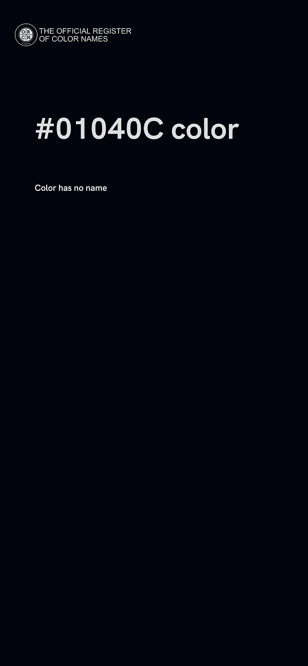 #01040C color image