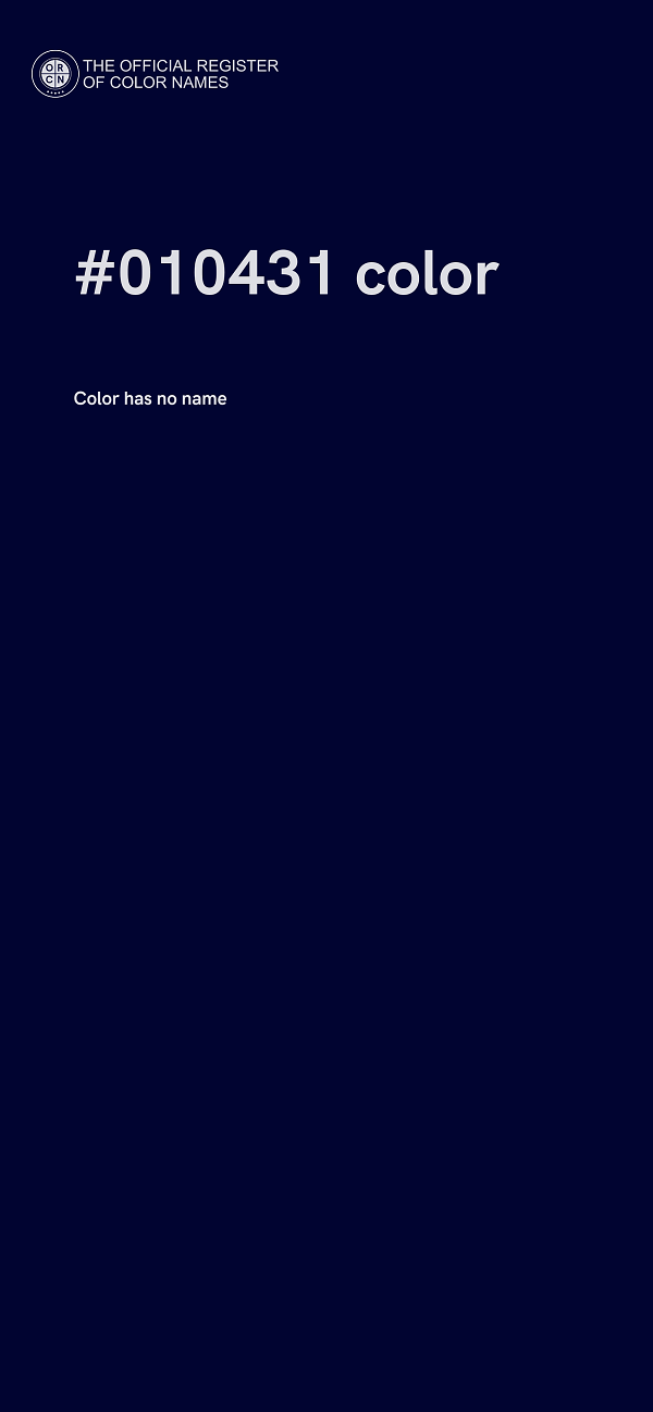 #010431 color image