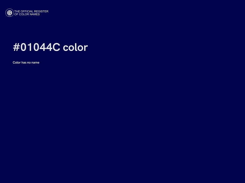 #01044C color image