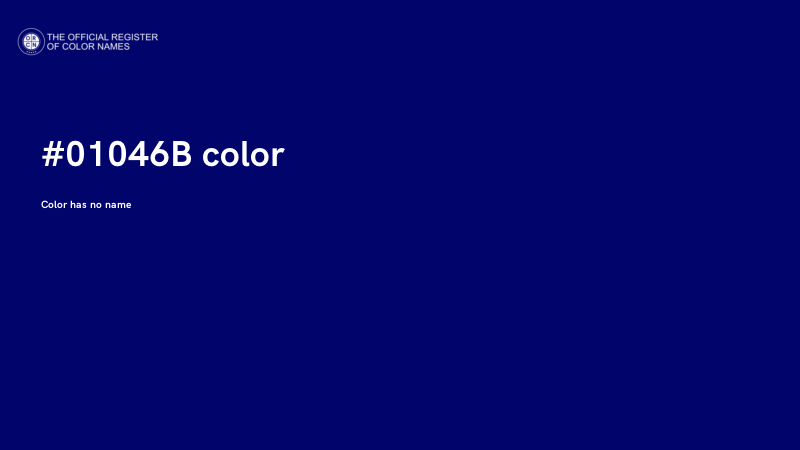 #01046B color image