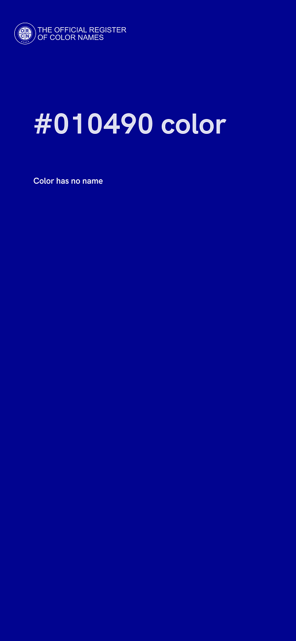 #010490 color image
