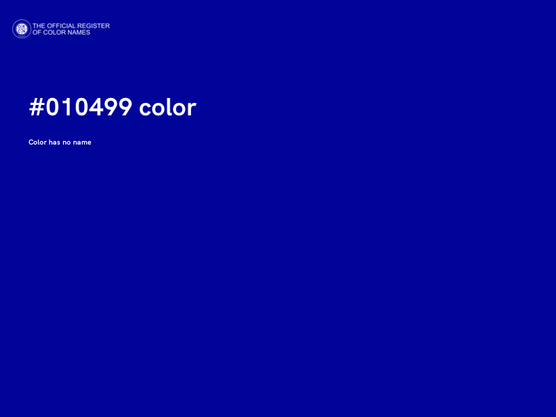 #010499 color image