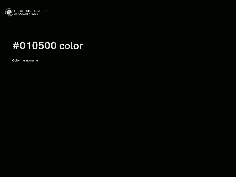 #010500 color image
