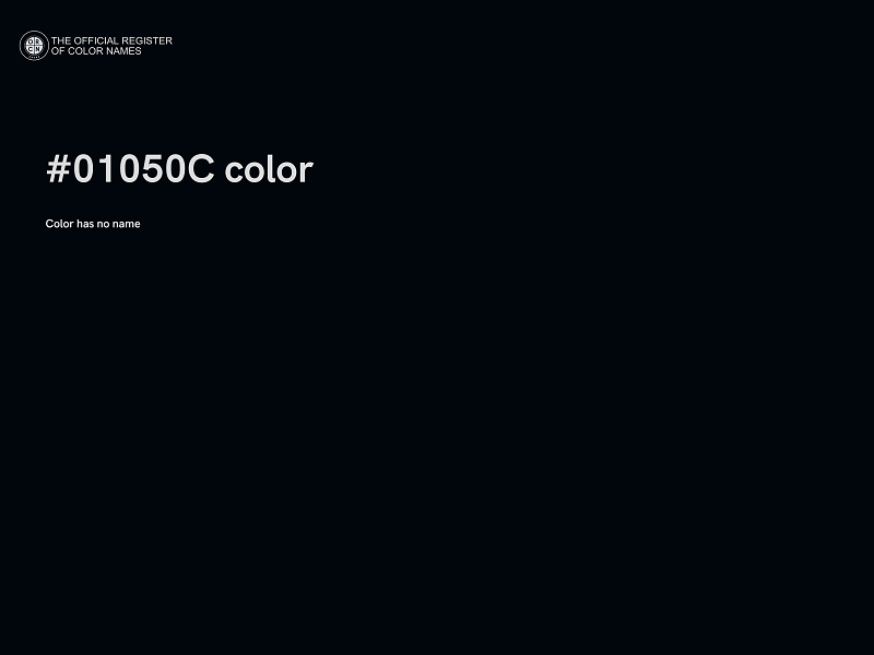 #01050C color image
