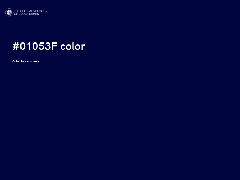 #01053F color image