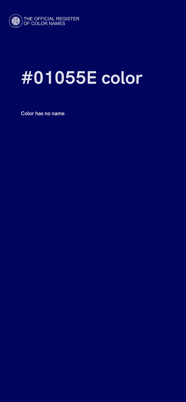 #01055E color image