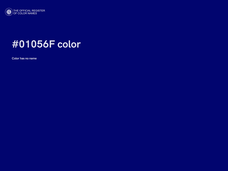 #01056F color image