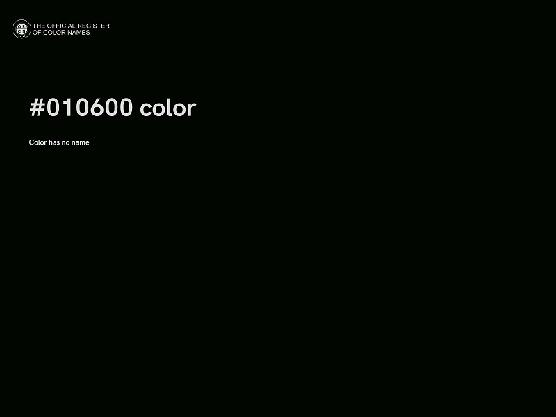 #010600 color image