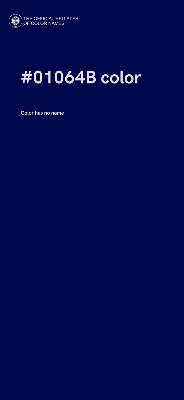 #01064B color image
