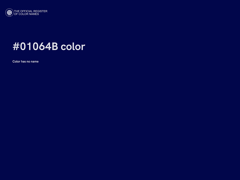 #01064B color image