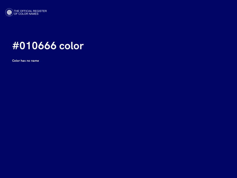 #010666 color image