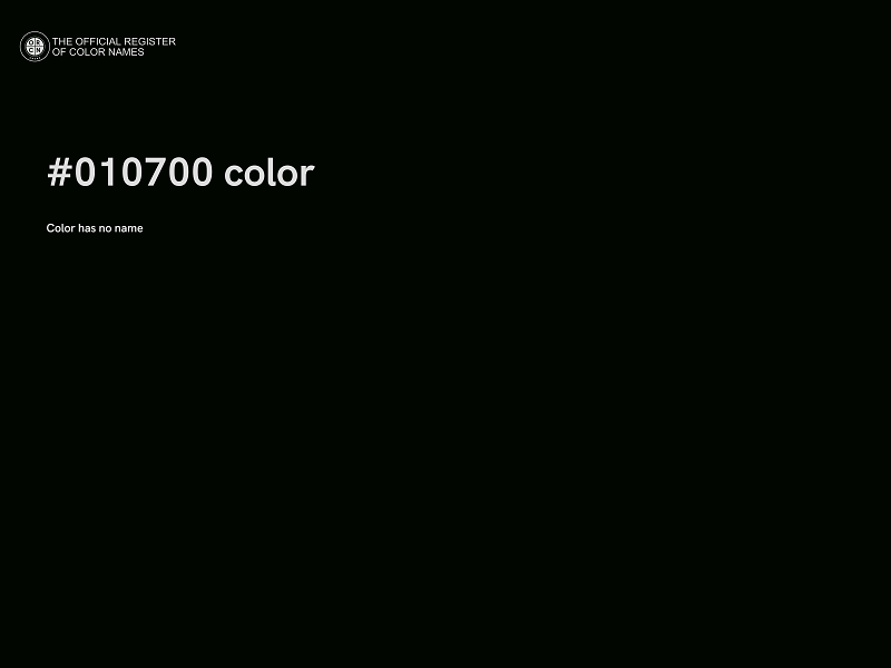 #010700 color image