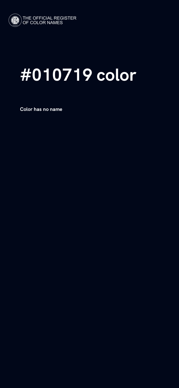 #010719 color image