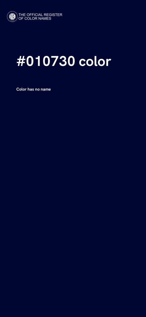 #010730 color image