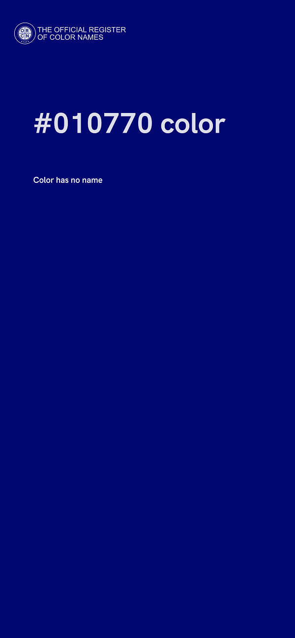 #010770 color image