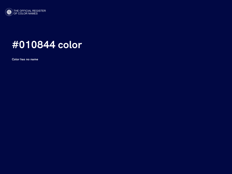 #010844 color image